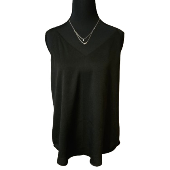 Express Tops - Express Women's Medium Black Spaghetti Strap Camisole